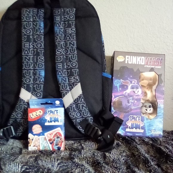 Bundle of 3: Space Jam & Space Jam A New Legacy, backpack, uno, funkoverse - Picture 3 of 4
